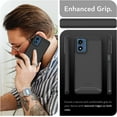 thumbnail image 3 of TUDIA Merge Motorola Moto G Play 4G 2024 Case Dual Layer Heavy Duty Cover - Matte Black, 3 of 8