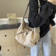 thumbnail image 4 of Bolso de viaje fruncido con correa ajustable bolso de hombro bolso mensajero para mujer, 4 of 9