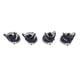 thumbnail image 3 of 4 Uds. Zapatos de lona para cachorros, bonitos y elegantes, antideslizantes, transpirables, cómodos, Protector de patas para mascotas para perros pequeños, mascotas 4#, 3 of 5