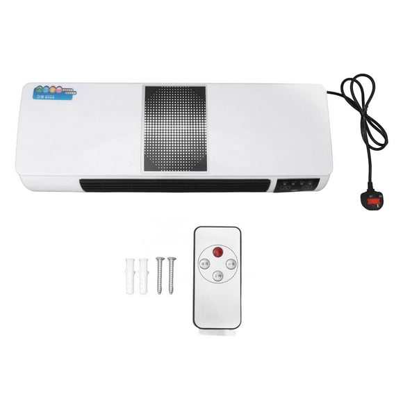 Air Conditioner Wall Mount Cooling Heating Remote Control Quiet Operation Mini AC Fan for Home RV UK Plug 220V