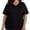 *Black, variant on ClodeEU Womens's Plus Size Solid V-Neck Short Sleeve Pocket Scrub T Shirts Black,Womens Plus XL