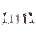 thumbnail image 2 of 5 Piezas Pintado 1:64 Modelo de Fotógrafo Personas Pequeñas Luces de Fotografía Modelo de Transmisión Conjunto Suministros , Macarena Luces de accesorios para fotos, 2 of 8