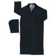 thumbnail image 2 of MCR Safety X-Large Black 60'' Classic .35 mm Polyester And PVC 2-Piece Coat With Detachable Hood And Corduroy Collar, 2 of 2