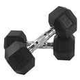 thumbnail image 1 of Par De Mancuernas Hexagonales De Caucho Fire Sports Negro 9Kg Fire Sports Par de Mancuernas/Caucho/Negro, 1 of 4