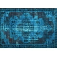 thumbnail image 1 of Ahgly Company Indoor Rectangle Persian Light Blue Bohemian Area Rugs, 6' x 9', 1 of 4