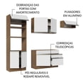 thumbnail image 4 of Cocina Integral MADESA Glamy 270 cm Marrón/Blanco, 4 of 5