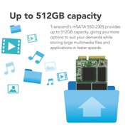 Transcend 230S 128GB mSATA Internal Solid State Drive TS128GMSA230S