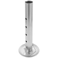 thumbnail image 1 of LOLIPPYY Professional Silver Drop Leg Base Trailer Jack Foot with Adjustable Height for Trailer Use, 1 of 8