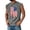 Dark Gray, variant on Men's Vintage Washed Distressed Graphic Sleeveless Crewneck Tank Top, Loose Fit Muscle Shirt with Faded Flag Print, Soft Lightweight Casual Vest for Independence Day Outfit Summer Beach Wear