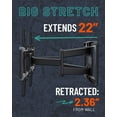 thumbnail image 4 of ECHOGEAR MaxMotion Soporte de pared para TV para televisores grandes de 42" a 90" - Movimiento completo con giro, inclinación y extensión suaves - Diseño universal funciona con Samsung, Vizio y más -, 4 of 5