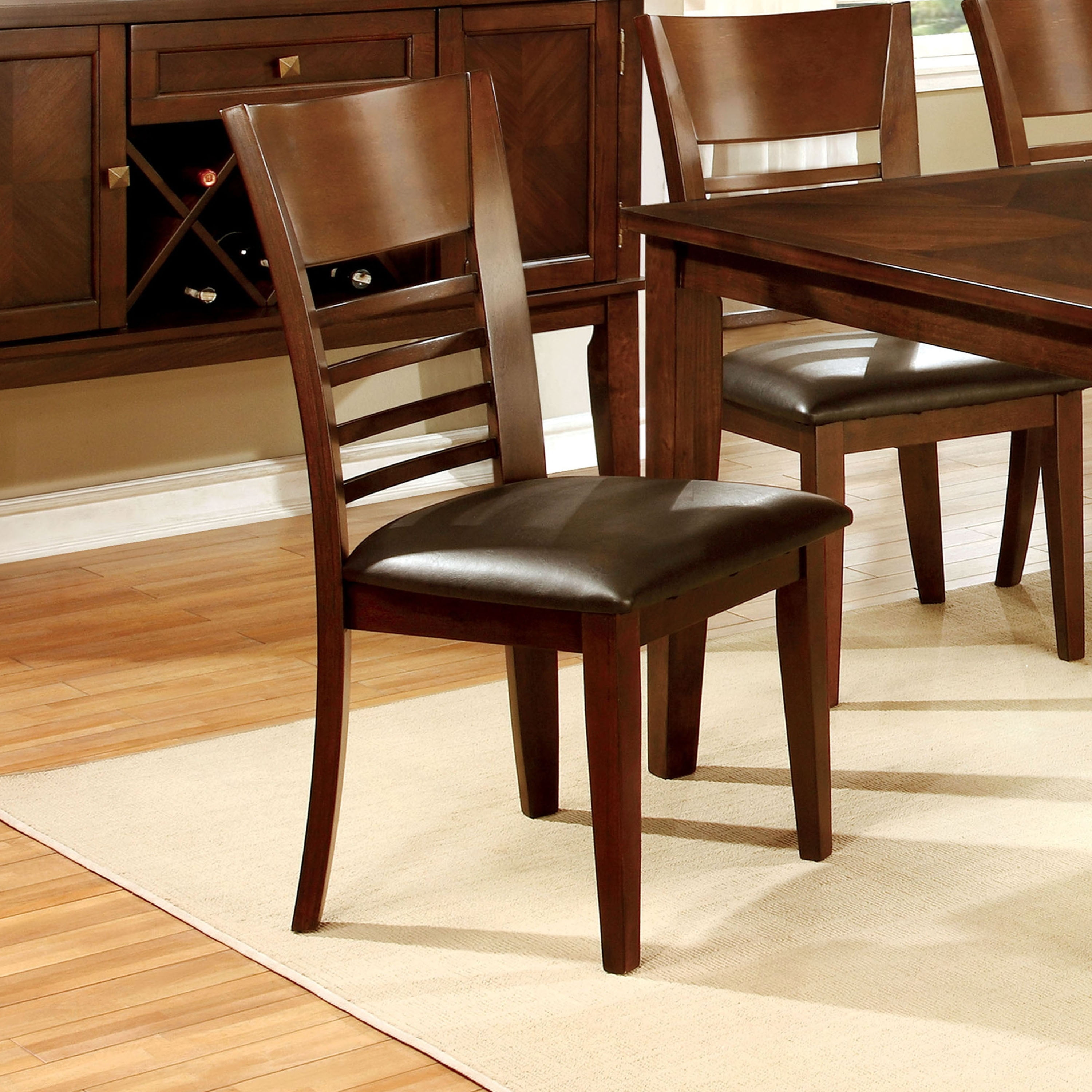 Furniture of America Rons Contemporary Dining Chairs (Set of 2