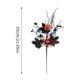 thumbnail image 3 of Decoraciones de Halloween: Hojas de arce, calabaza y ojo, hojas artificiales, ramo de hojas de arce otoñal para plantas artificiales, arreglos florales otoñales, decoración de Halloween., 3 of 6