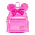 thumbnail image 1 of Bandolera Loungefly Disney Minnie Mouse con purpurina rosa, 1 of 9