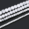 thumbnail image 2 of EOEMY Natural White Howlite Stone Loose Beads For Women Bracelet Diy Jewelry Making-Howlite-8mm, 2 of 7