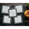 thumbnail image 3 of Minimalist Fall Phrases Signs, Pumpkin Spice, Fall Colors, Hello Fall Sign, Sweater Weather Sign, Autumn Phrases Signs, Fall Puns, 3 of 3