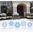 thumbnail image 1 of Advanced Graphics 3545 11 x 10 Po Flocons de Neige Yard Signe&44; Ensemble de 5, 1 of 1