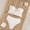 fk-9a-White, variant on Teen Swimsuits Tankini Toddler Girl's Two Piece Swimsuit Seashell Ruffle Textured Beach Bikini Set