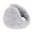 Gray, variant on Deago Winter Earmuffs for Men Women Behind the Head Adjustable Ear Muffs Plush Fleece Ear Warmers (Khaki)