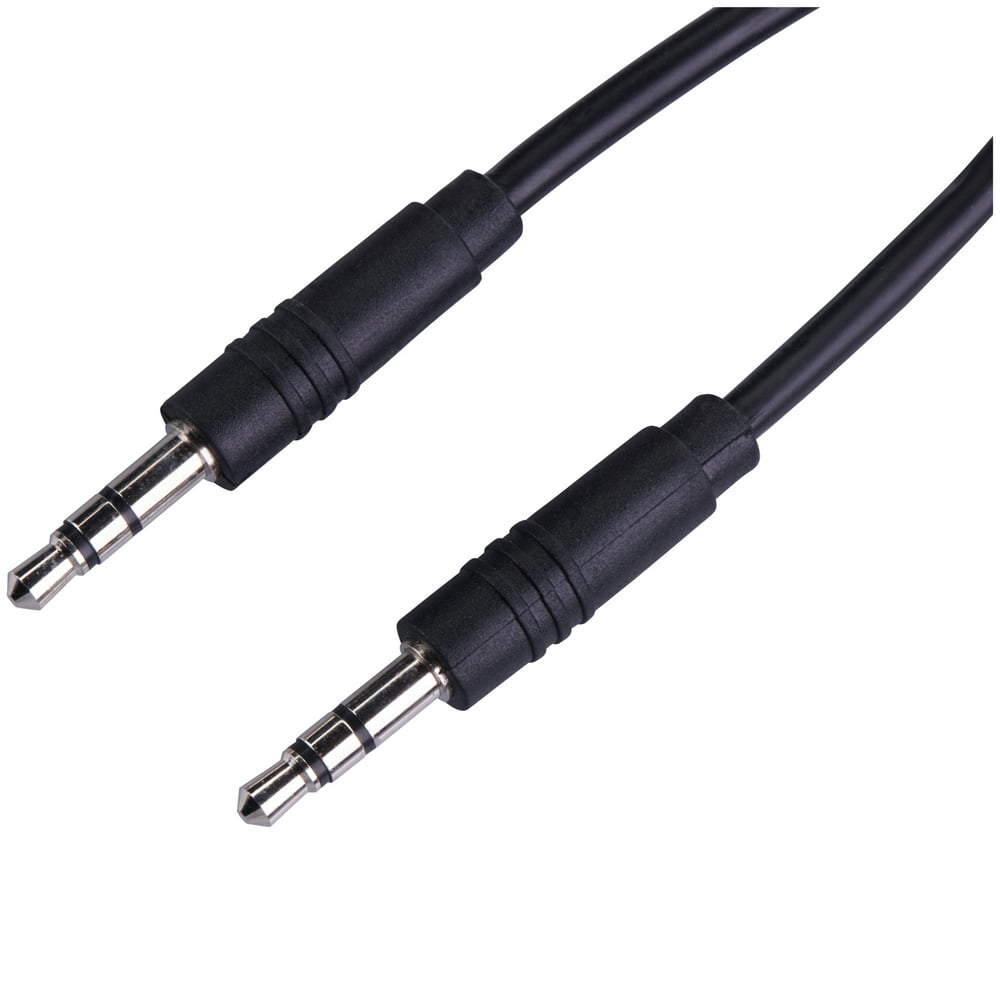 Onn 3Foot Audio Cable Auxiliary Cord, Black