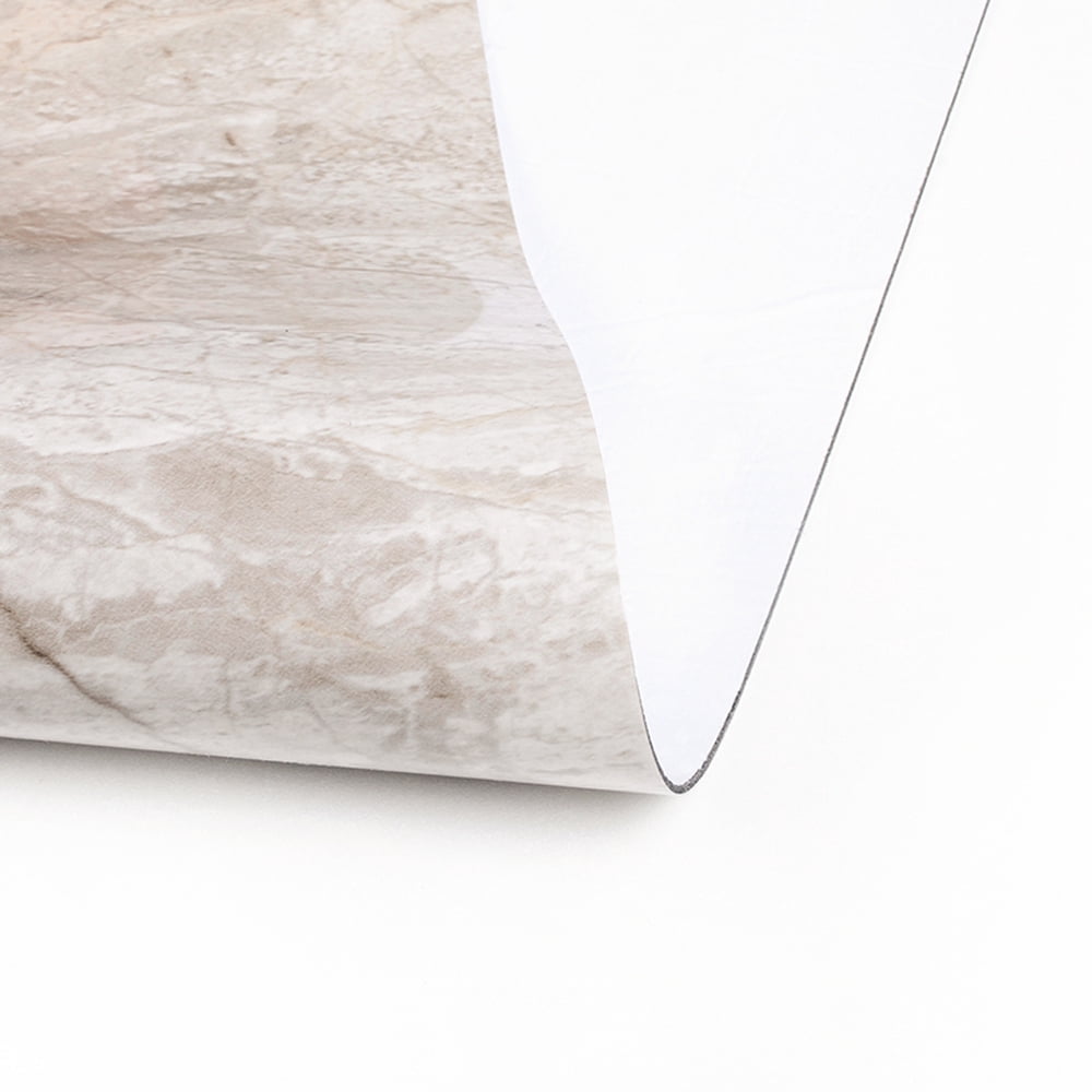Peel and Stick Vinyl Flooring, Taupe Faux Marble Patina Vinyl Floor Tiles, 12" x 24" each, 10-pack/20 sq.ft.