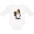 thumbnail image 3 of Inktastic Tricolor Papillon Boys or Girls Long Sleeve Baby Bodysuit, 3 of 5