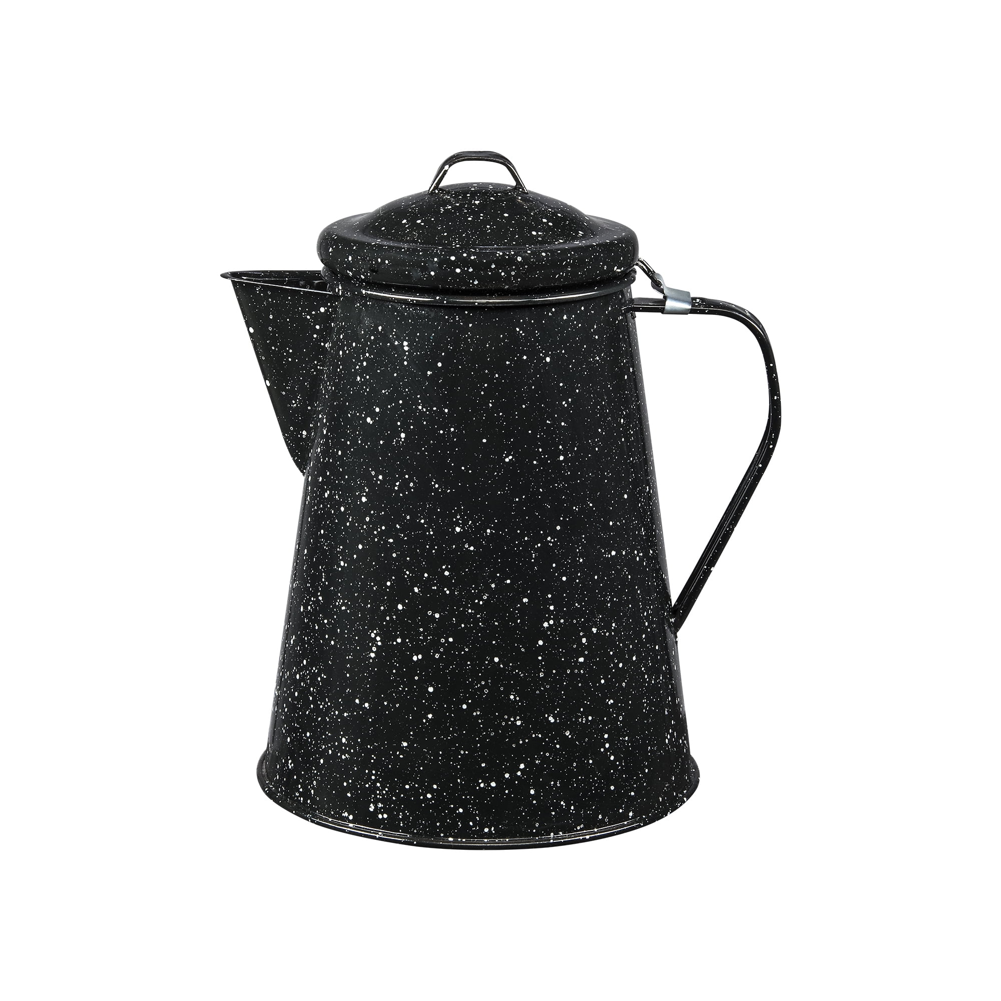 Columbian Home 6006 Granite Ware Coffee Boiler, 100 Oz, Black