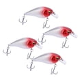 thumbnail image 3 of 4Pcs Artificial Simulation Plastic Minnow Crank Rock Lure Bait Fishing Accessory3#, 3 of 14