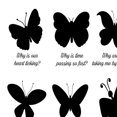 thumbnail image 2 of Pegatinas de mariposa de 7,5x9,8 pulgadas, estilo mariposa, impresión de alta definición, pegatinas de álbum de recortes con patrón transparente para taza de libro, 2 of 5