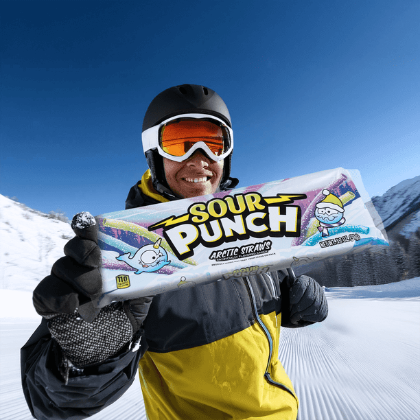Sour Punch Arctic Straws Holiday Candy, 3.2oz Tray - Walmart Sour Punch Arctic Straws Holiday Candy, 3.2oz Tray - Walmart