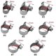 thumbnail image 2 of 10 paquetes de abrazaderas de manguera de combustible de acero inoxidable de alta resistencia de 6 mm a 20 mm, tamaño opcional para plomería (14-16 mm), 2 of 5