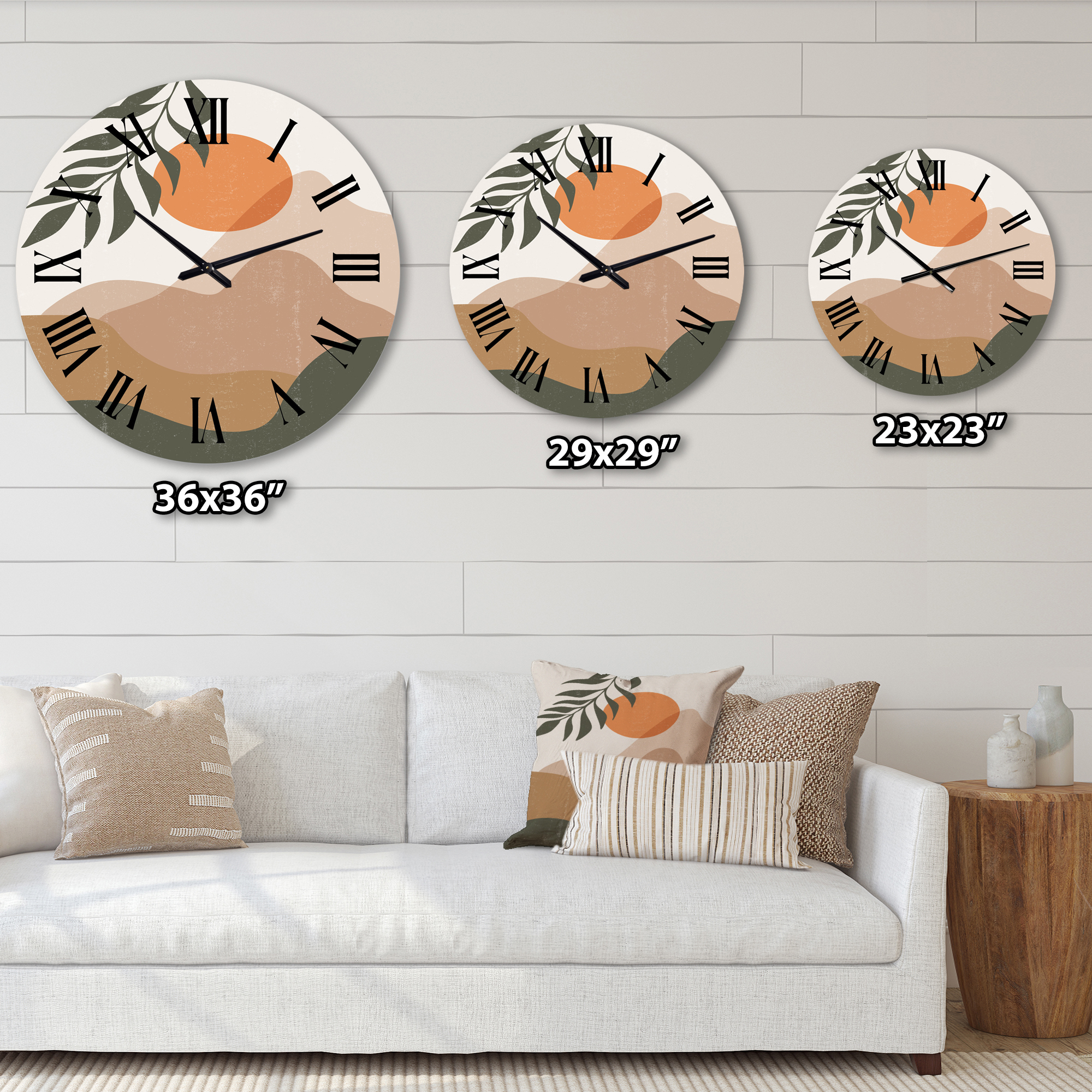 Designart 1 in Quartz Modern/Contemporary Wall Clock