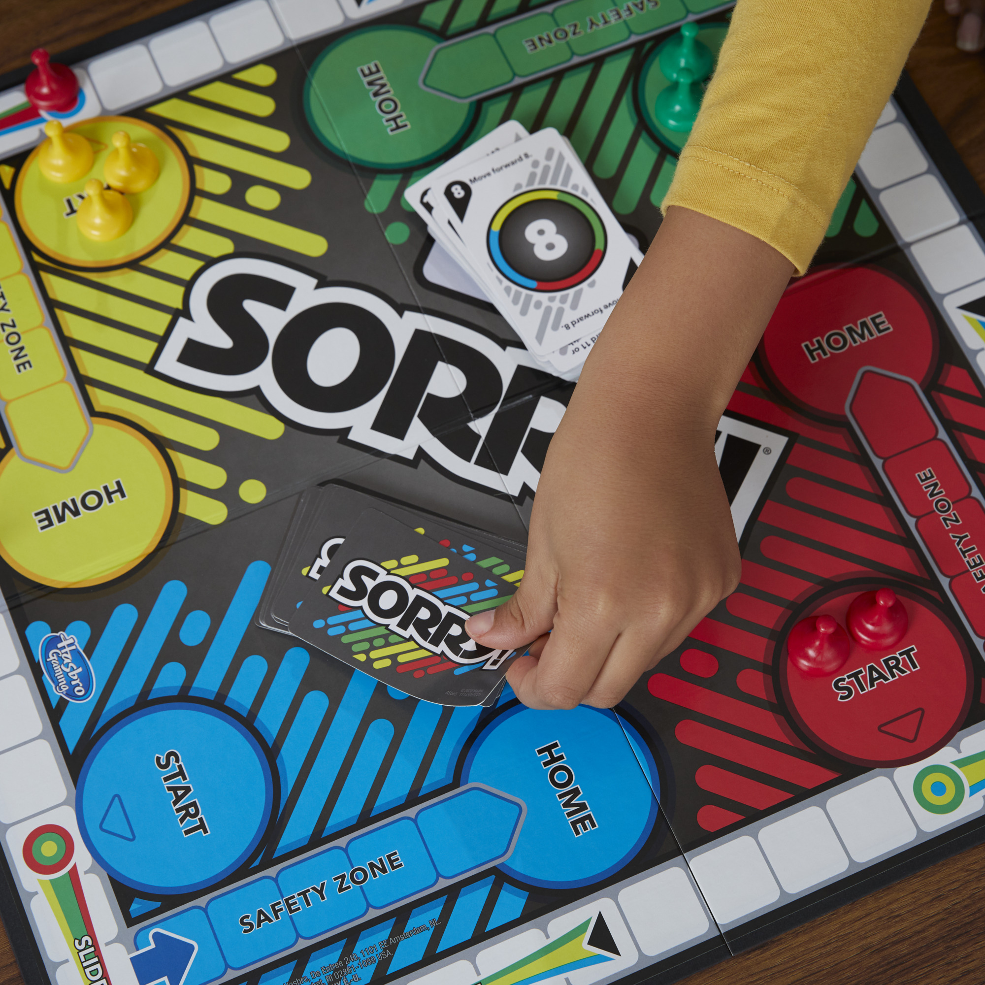Sorry! The Classic Game Of Sweet Revenge Board Game for Kids and Family Ages 6 and Up, 2-4 Players - image 4 of 10