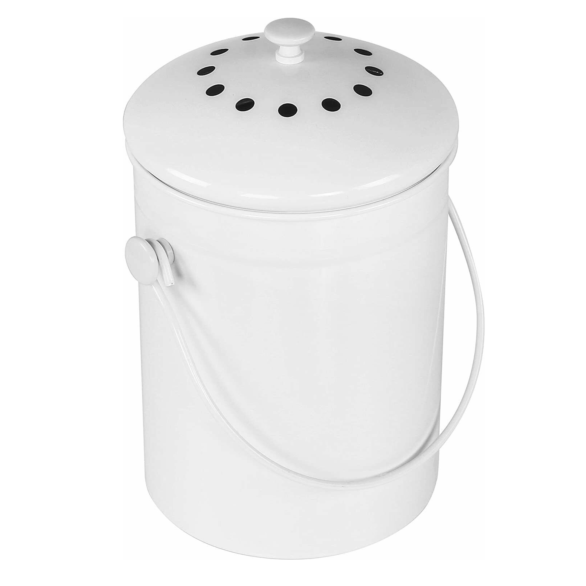 SHCKE Kitchen Compost Bin for Kitchen Countertop 1.3 Gallon Compost