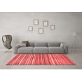 thumbnail image 3 of Ahgly Company Indoor Rectangle Abstract Red Modern Area Rugs, 7' x 10', 3 of 4
