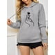 thumbnail image 2 of Sudadera Hoodie Deportiva Con Capuchaletra De Mujer Impresa, 2 of 8