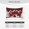 thumbnail image 6 of Daiia Christmas Buffalo Plaid Bedding Waterproof Pillow Protector Zippered Queen – Bed Bug Proof Pillow Encasement-16"x24", 6 of 9