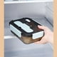thumbnail image 3 of Lonchera, Bento Boxes Lonchera de Plástico Caja de Conservación Fresca Horno Microondas Calefacción Sellada Aislamiento Térmico Lonchera Bento Lonchera Con Vajilla Lonchera Portátil, 3 of 4