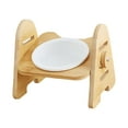 thumbnail image 5 of Cat Dog Bowl 15 degree Raised Small Medium Dogs Adjustable Height Pet Food Feeder Single Bowl, 5 of 8