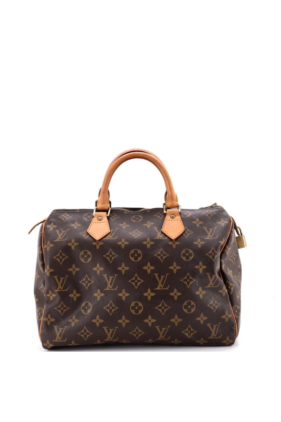 Pre-Owned Speedy Handbag Monogram Canvas 30 By Rebag