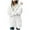 White, variant on UJNDER Women's Two Way Wear Longline Jacket Warm Open Cardigan with Pockets for Fall Winter White XXL