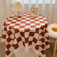 thumbnail image 1 of Flannel Tablecloth  Style Finnish Flower High-end Sense Internet Celebrity Photo Decorative Cloth Student Desk Coffee Table Mat Tablecloth, 1 of 7