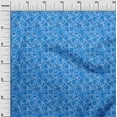 thumbnail image 2 of oneOone Cotton Cambric Medium Blue Fabric Florals Sewing Material Print Fabric By The Yard 56 Inch Wide-AHK, 2 of 4