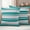 Grey Duck Green, variant on Sage Green Stripes Outdoor Waterproof Pillow Covers, Modern Minimalist Horizontal Ombre Lines Decorative Square Throw Pillowcase Sofa Cushion Sham for Patio/Couch/Chair, 16"x16" 2 Pack