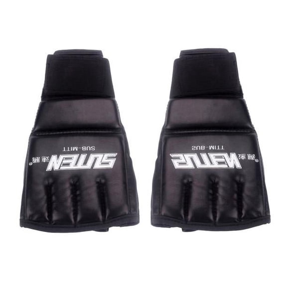 Boxing Gloves, EDHITNR MMA Muay Thai Training Punching Bag Half Mitts, Thick Foam Wrist Support Breathable Palm Adult Boxing Gloves Gym