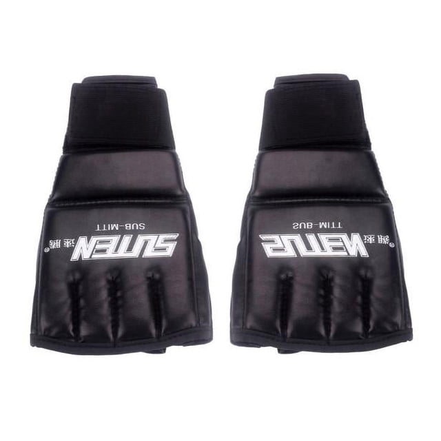 Xihbxyly Guantes de Entrenamiento de Mma, Diseño Flexible de Media Manopla, Palma Transpirable para Mayor Comodidad, Protección Duradera para La Muñeca, Entrenamiento de Boxeo y Muay Thai, Uso Unisex