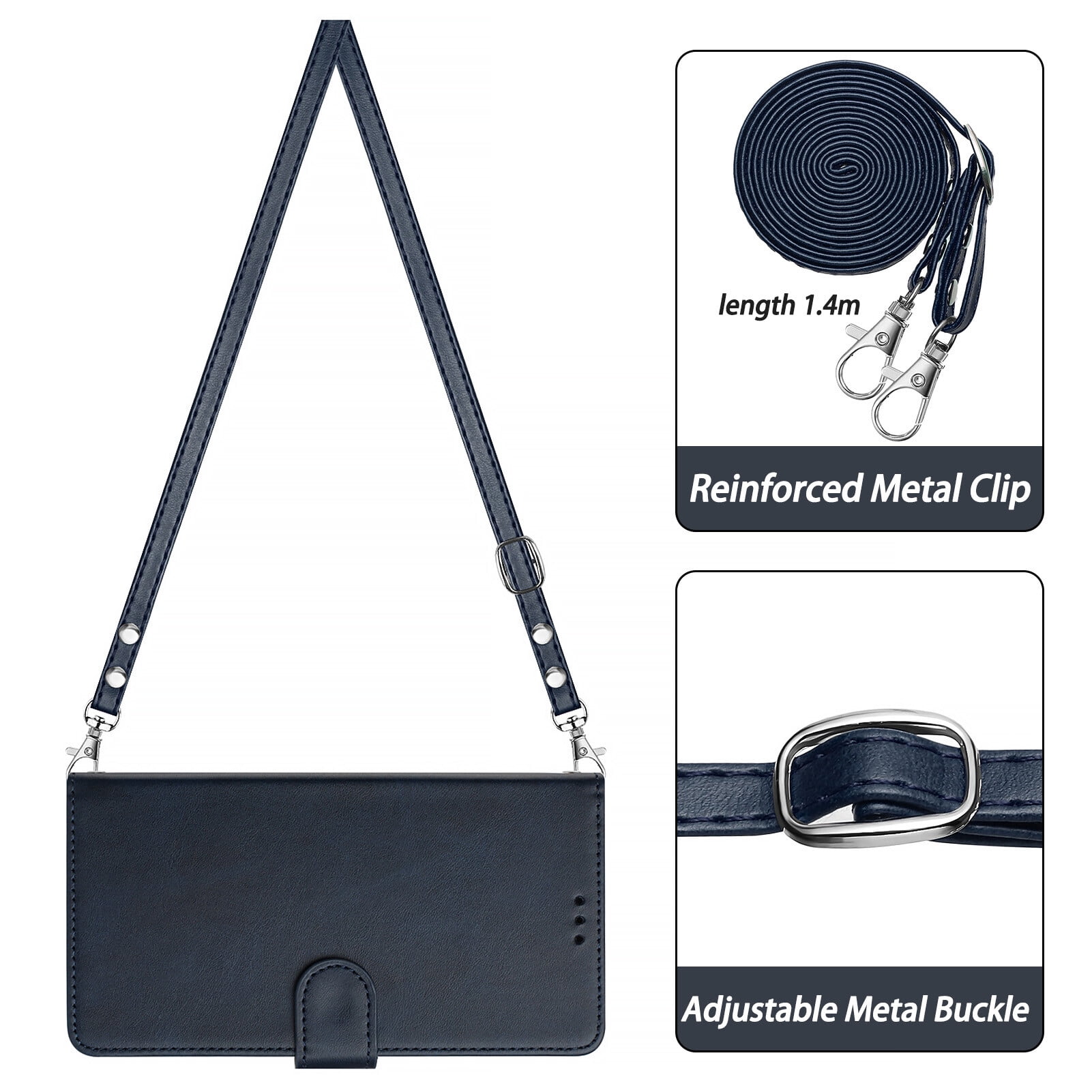 Samsung Galaxy S10 lite Case ,RFID Blocking Cover Crossbody Lanyard Flip Leather Wallet Case for Samsung Galaxy S10 lite