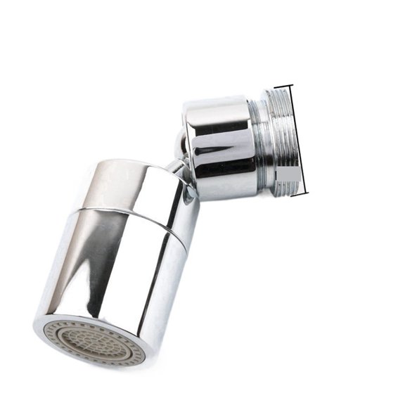 Faucet Adapter,360 Rotate Water Saving Aerator M16 18 20 22 24 26 Bathroom Faucet Bubbler Water Mouth Flowers Prevent Splash Faucet Adapter For Sink Faucets ,Easy to Install