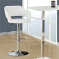thumbnail image 2 of Atlin Designs 25" Transitional Metal Adjustable Swivel Bar Stool in White, 2 of 2