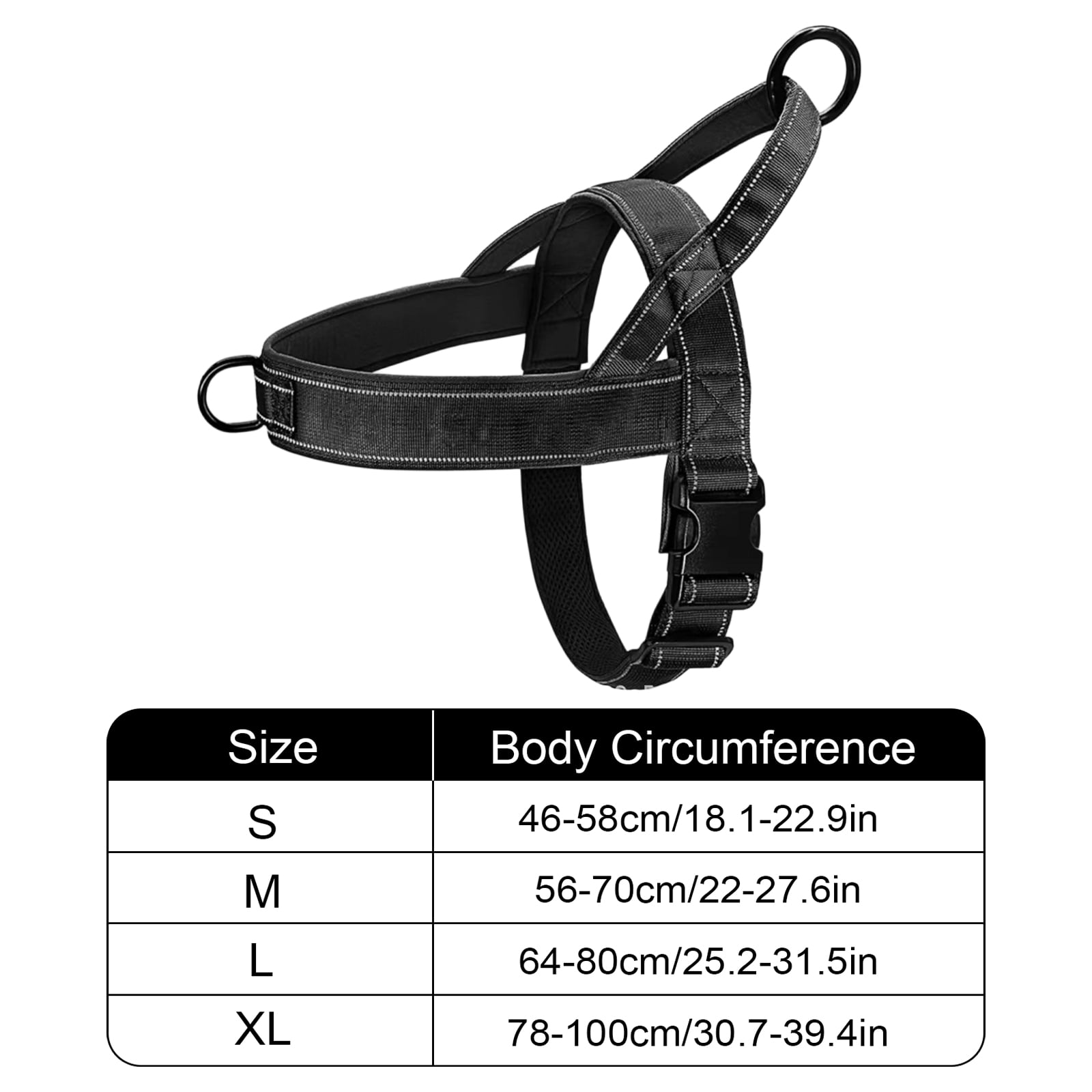 Pawly Lab Co No-Pull Harness, Reflective Adjustable Breathable Mesh Pet Vest, Easy On-Off Soft Padded Harness for Dogs, Front-Chest Attachment for Better Leash Manners (Khaki)