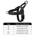 thumbnail image 4 of Pawly Lab Co No-Pull Harness, Reflective Adjustable Breathable Mesh Pet Vest, Easy On-Off Soft Padded Harness for Dogs, Front-Chest Attachment for Better Leash Manners (Black), 4 of 8